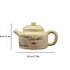 Tea Kettle 230ml Traditional Purple Clay Teapot Raw Mineral Clear Cement Teapot Creative Pot Kung Fu Tea Set Drinkware Tea Infuser view 2