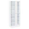 Coaster Home Furnishings - Cabra - 4-Door LED Curio Cabinet with Engineered Wood and Tempered Glass Shelves - Living Room - White High Gloss - 950397 view 1