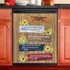 Decorativemagnet Rustic Bible Verses Dishwasher Magnet Cover Vinyl Decal, 23W x 26H Inches, 1 Count view 1