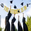 The Verdict is in Banner, Lawyer Graduation Decorations, Law School Supplies Gold view 4