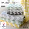 HIORIE Imabari Towel, 3 Piece Hand Towel Set, Japanese Towels, Wave Pattern, Soft and Highly Absorbent, Stone Grey view 2