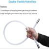 TIGAILIAN Chimney Sweep kit Chimney Sweep Brush Kit, Dryer Vent Cleaning Drain Rod Set, Electric Drill Drive, Nylon Flexible Rods, Clean (Color : Blue, Size : 10 m) view 4