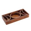 Wooden Tarot Card Holder, Crystal Tray for Stones, Crystal Holder Tray Stones Box, Daily Affirmation Cards, Wiccan Altar Decoration Gift Supplies Moon Tarot Card Accessories view 1
