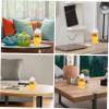 BIUDECO 1pc Lotus Kerosene Light Smokeless Oil Lamp for Home Decor Buddha Hall Living Spaces Elegant Transparent Detachable Lampshade for Power Outages Warm Ambiance view 3