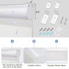 UrMoon Cordless Zebra Shades for Windows Blinds Dual Layer Roller Shades Room Darkening Custom Size Blinds for Home(80% Blackout Gray, 50" W x 72" H) view 4