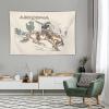 HZOHNAGO Western Cowboy Tapestry Wild West Cowboy Ride Horse and Desert Cactus Printed Wall Tapestry Wall Hanging for Bedroom Living Room Dorm 90" W x 60" H view 4
