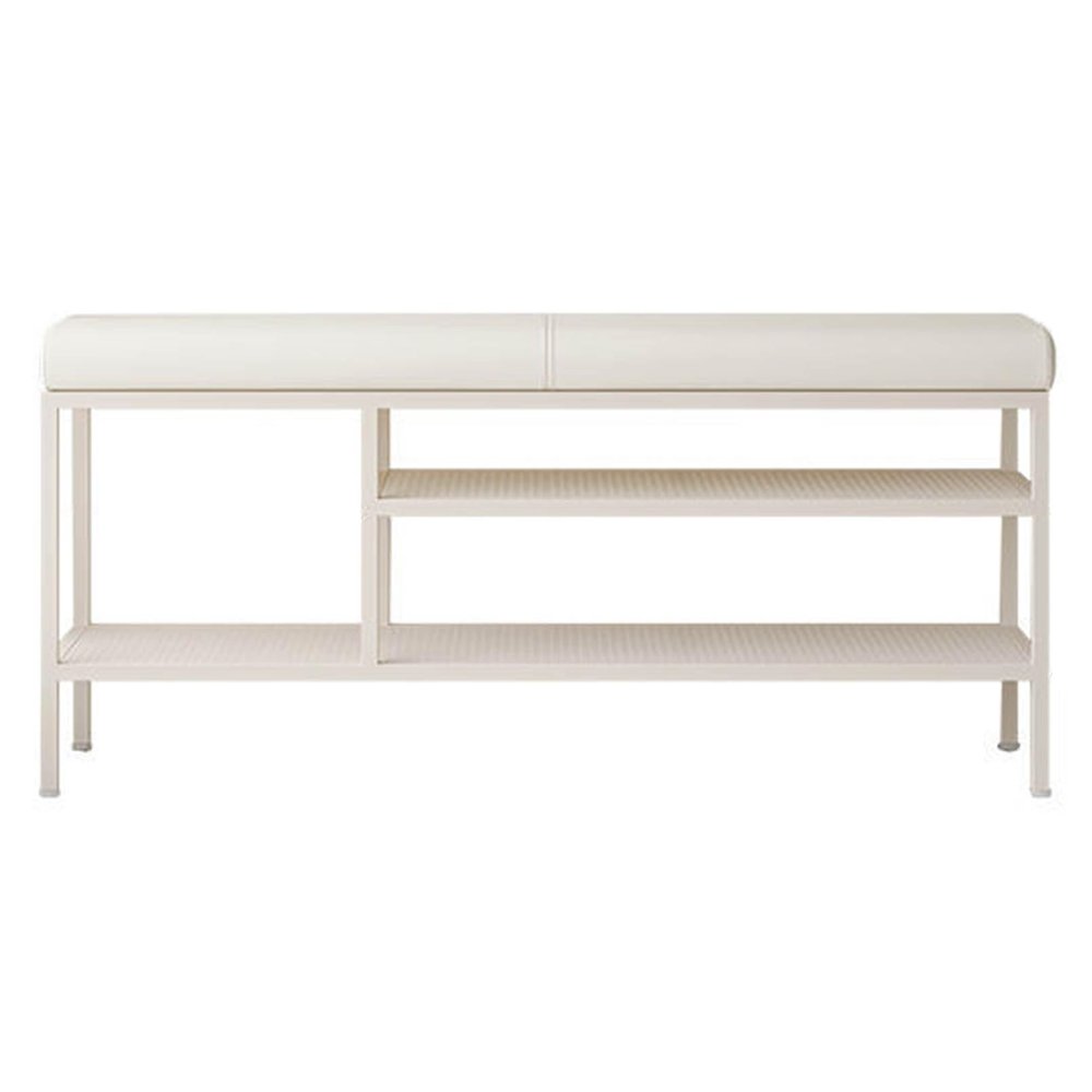 Shoe Rack Bench, Metal Iron Shoe Storage Organizer Bench, Entryway Bench, Shoe Bench for Bathroom Bedroom Hallway, Holds Up to 330 lb