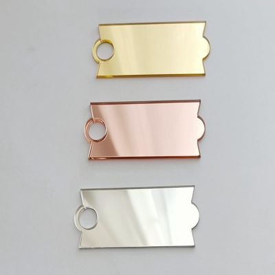 15pcs of Mirror Blanks Stanley Cup Name Plate,Gold Mirror Name Tag for Lid,Tumbler Name Tag,Name Plate for Water Bottle (30oz & 20oz, Mix Mirror Material)