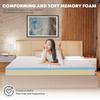Dopinmin 8 inch Mattress,King Size Base Foam Mattress CertiPUR-US Certified,Breathable Bed Mattress for Cooler Sleep Supportive & Pressure Relief,Removable Soft Cover,Fiberglass Free view 4