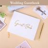 NISAIKLUZ Guest Book for Wedding,Parties,Birthdays and Receptions or Other Occasion, Recording Guest Wishes and Memories with The Host 7.5 * 9" view 2