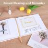 NISAIKLUZ Guest Book for Wedding,Parties,Birthdays and Receptions or Other Occasion, Recording Guest Wishes and Memories with The Host 7.5 * 9" view 3