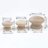 Wooden Handles,Wooden knobs for Drawers 20pcs 34mm Round Shape Natural Wooden Cabinet Knobs Drawer Cupboard Wardrobe Door Hardware Pull Handle Knobs, Including Mounting Screws (Color : Diameter:34mm view 2