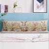 Easter Bunny Blue Body Pillow Covers 20x54 Side Sleeper Pillow, Plush Soft Comfort for Hair/ Skin Cooling Pillowcases Throw Pillow Cases with Envelop Closure Rustic Daisy Flower Easter Basket Egg view 2