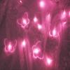 Cynzia Butterfly Curtain Lights, 8 Modes 48LED Twinkle String Light with Remote 4.9FT USB Powered Window Fairy Light, Decorative Lights for Bedroom, Party, Wedding, Holiday, Christmas (Pink) view 2