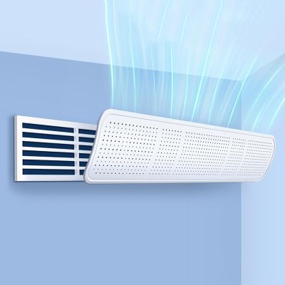 WYHBXD Adjustable Air Conditioner Deflector Confinement Air Deflector Outlet Air Wing Air Cooled Baffle Wind Direction Telescopic Windshield for Vents Sidewall (Size : 96cm/38)