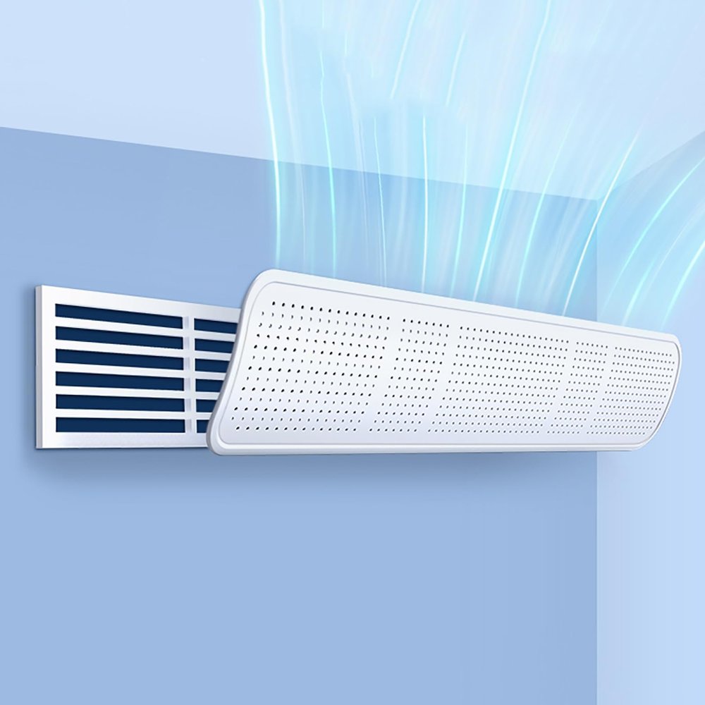 WYHBXD Adjustable Air Conditioner Deflector Confinement Air Deflector Outlet Air Wing Air Cooled Baffle Wind Direction Telescopic Windshield for Vents Sidewall (Size : 96cm/38)