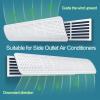 WYHBXD Adjustable Air Conditioner Deflector Confinement Air Deflector Outlet Air Wing Air Cooled Baffle Wind Direction Telescopic Windshield for Vents Sidewall (Size : 96cm/38) view 2