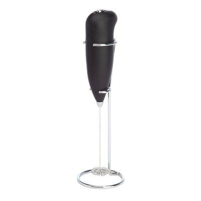 ALOEU Milk Frother with Stand Handheld Whisk Drink Foamer Mini Blender Mixer for Coffee Frappe Matcha Espresso