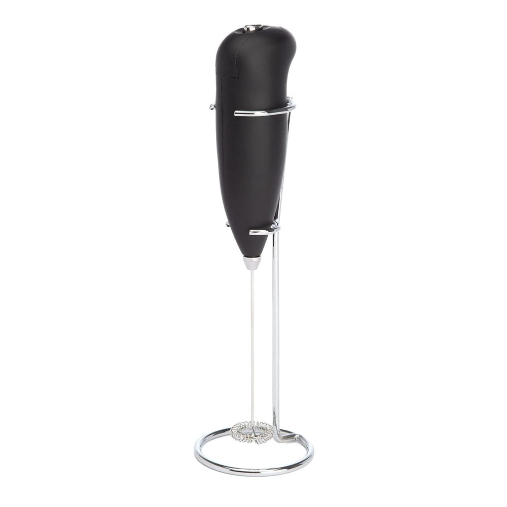 ALOEU Milk Frother with Stand Handheld Whisk Drink Foamer Mini Blender Mixer for Coffee Frappe Matcha Espresso