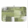 Sage Green Dish Drying Mat for Kitchen Counter, Absorbent Reversible Dish Drainer Rack Mats for Coffee Bar Mats 18''x24'' 1 PCS Gradient White Farmhouse Country Smear Art view 1
