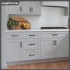 CozyHommie Shaker Style RTA Base Cabinet with 3 Drawers, Solid Wood Frame, Standalone or Modular Design for Kitchen, Bathroom, or Office Storage (Grey, 18" Width x 24" Depth x 34-1/2" Height) view 2