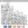 DEXDE Shaggy Bath Rug Runner 24x60 Inches - Checkered Non-Slip Absorbent Machine Washable Long Bathroom Rugs Quick Dry Carpet for Tub Shower, Home Decor Accessories, Gray view 2