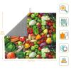 Fresh Fruits And Vegetables Kitchen Counter Ultra-Fine Fiber Cleaning And Drying Mat For Efficient Kitchen Cleanliness view 3
