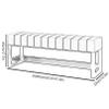 Velvet Bench with Storage Shoe Rack, End of Bed Bench with Metal Frame, Upholstered Shoe Rack Bench for Bedroom Living Room Entryway Hallway view 3