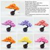 Artificial Jasmine Flower, Outdoor UV Resistant No Fade Artificial Plants, Fake Small Wild Flowers for Bedroom, Living Room, Office, Hotel & Coffee Shop,Sunset Red view 2