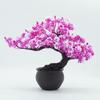 Artificial Jasmine Flower, Outdoor UV Resistant No Fade Artificial Plants, Fake Small Wild Flowers for Bedroom, Living Room, Office, Hotel & Coffee Shop,Sunset Red view 3