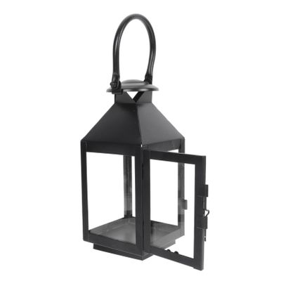 Cabilock 1pc Nordic Iron Lantern Candlestick Creative Xmas Decor for Garden Home and Holiday Celebrations and Design Space-Saving Tabletop Tree Ornament
