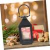 Cabilock 1pc Nordic Iron Lantern Candlestick Creative Xmas Decor for Garden Home and Holiday Celebrations and Design Space-Saving Tabletop Tree Ornament view 4