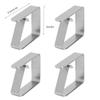 Gsycle Tablecloth Clips, 4Pcs Picnic Table Clips Table Cloth Holders Tablecloth Clamps Heavy Duty Clips Clamp for Dining Restaurant view 4
