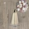 Cake Piping Nozzles Pastry Nozzle 3 Pcs Stainless Steel Rose Piping Nozzle Kit Cake Decorating Tools Flower Icing Piping Pastry Nozzle Set Unique decoration view 4