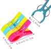 8 Pieces Beach Chair Towel Clips on Cruise, Large Clamps,Clothes Pegs,Beach Towel Holder to Keep Your Towel from Blowing Away,Heavy Duty (Plastic Colorful A) view 2