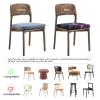 NONHAI Four Pieces Chair Covers Seat Set Bohemian Flower Elastic Dining Chair Cover Washable Chair Seat Protector Soft Removable Stretch Slipcover for Dining Chairs Covers view 2