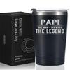 Onebttl Grandpa Gifts Tumbler, Grandfather Presents from Granddaughters Grandsons for Father's Day Christmas Birthday, Stainless Steel Cup with Lid, 20oz/590ml - Papi Gifts view 1