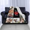 casecoco Custom Blanket with Photos, Personalized 10 Photos Collage Throw Blankets Flannel Picture Bed Blanket Customized Valentine Birthday Wedding Gift for Family Wife Husband Mom Dad Couple Friends view 2