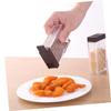 Ciieeo 6pack Transparent Seasoning Box Set with Tray Dual-outlet Lid for Easy Dispensing for Organizing Kitchen Condiments and Spices view 3