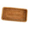 MAGICLULU 2pcs Seagrass Storage Basket Decorative Bread Display Woven Baskets for Shelves view 1