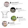 Ciieeo 2sets Reusable Tea Infuser Set Borosilicate Glass Tea Accessories Fine Mesh Filters for Loose Heat-resistant and Design for Home Use view 2