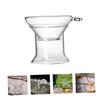 Ciieeo 2sets Reusable Tea Infuser Set Borosilicate Glass Tea Accessories Fine Mesh Filters for Loose Heat-resistant and Design for Home Use view 3