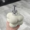 Countertop Soap Dispenser, Cloud Shape Bathroom Soap Dispenser Ceramic Liquid Soap Pump Bottle Refillable Soap Dispenser Hand Lotion Dispenser for Kitchen, Bathroom(A) view 2