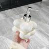 Countertop Soap Dispenser, Cloud Shape Bathroom Soap Dispenser Ceramic Liquid Soap Pump Bottle Refillable Soap Dispenser Hand Lotion Dispenser for Kitchen, Bathroom(A) view 3