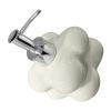 Countertop Soap Dispenser, Cloud Shape Bathroom Soap Dispenser Ceramic Liquid Soap Pump Bottle Refillable Soap Dispenser Hand Lotion Dispenser for Kitchen, Bathroom(A) view 4