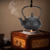 MUNEFE 0.3L Cast Iron Teapot Kele, Cast Iron Tea Pot with Strainer, Japanese Tea Kele for Home Office Decoration view 2