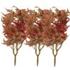 LIFKOME 3pcs Artificial Fall Maple Leaves Branches for Thanksgiving Decor Autumn Centerpieces for Home Kitchen and Party Arrangements Leaves for Floral Arrangements view 1