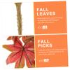 LIFKOME 3pcs Artificial Fall Maple Leaves Branches for Thanksgiving Decor Autumn Centerpieces for Home Kitchen and Party Arrangements Leaves for Floral Arrangements view 3