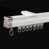 BBHW Bendable Curtain Rails and Fittings, Heavy Duty Ceiling Tracks Aluminum Alloy, Bay Window/Room Divider/Bathroom Curtain Track Drape Rod (Color : Ceiling Mount, Size : 600cm (19.7ft)) view 2