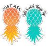 Copkim 2 Pcs Cruise Door Magnets for Cruise Large Pineapple Ship Door Decorations Thicken Pineapple Magnetic Car Magnets Cruises Doors Decoration for Cabin Car Fridge Carnival Stateroom(Fresh Style) view 1